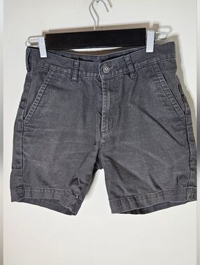 Patagonia Stand Up Shorts Steel Blue Gray Zipper Men's 30 Vintage Canvas